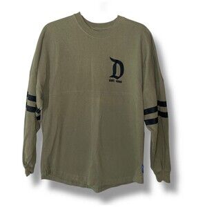 Disney Parks Disneyland Resort olive green spirit jersey size small